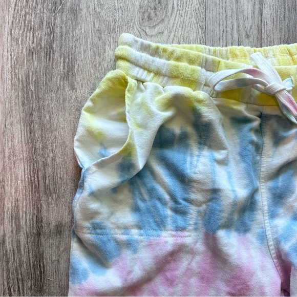 Tie-Dye Jogger yellow pink blue Pants Size Small - Picture 3 of 6